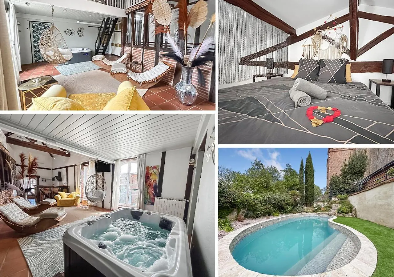 Studio De Charme 70M2, Jacuzzi Et Piscine Partagee Verfeil  Fransa